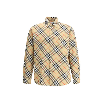 Burberry Beige Cotton Pattern Shirt 1728,72470364320,Beige,Burberry,Clothing,L,M,Men,New with tags,Pattern - Shirts - Clothing,S,Shirts - Clothing,XL,XS