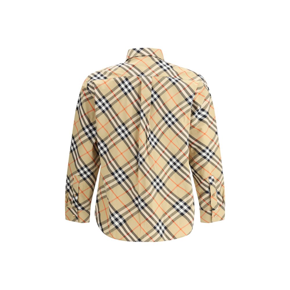 Burberry Beige Cotton Pattern Shirt 1728,72470364320,Beige,Burberry,Clothing,L,M,Men,New with tags,Pattern - Shirts - Clothing,S,Shirts - Clothing,XL,XS