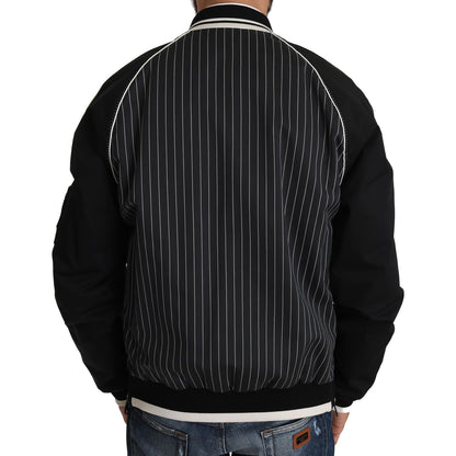 Dolce & Gabbana Black DD58 SG62 Sequined Beaded Jacket Coats & Jackets