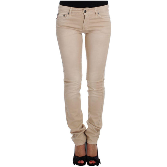 Cavalli Beige Wash Slim Fit Cotton Stretch Jeans 1728,3% Elastane,67345645728,Beige,Cavalli,Clothing,Jeans & Pants - Women - Clothing,Jeans Denim - Clothing,Material: 97% Cotton,New with tags,Slim Fit Jeans - Jeans Denim - Clothing,W26,Women,Women - Cloth