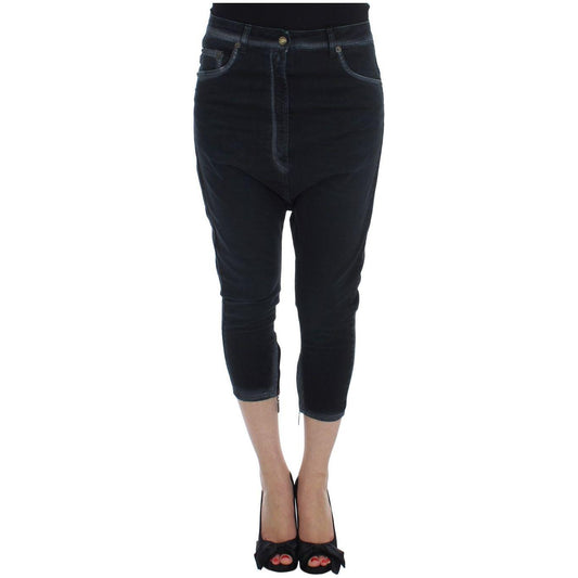 Cavalli Blue Cotton Stretch Baggy Relax Jeans 1728,3% Elastane,67345645728,Blue,Cavalli,Clothing,Jeans & Pants - Women - Clothing,Jeans Denim - Clothing,Material: 97% Cotton,New with tags,Relaxed Fit Jeans - Jeans Denim - Clothing,W26,Women,Women - Clothi