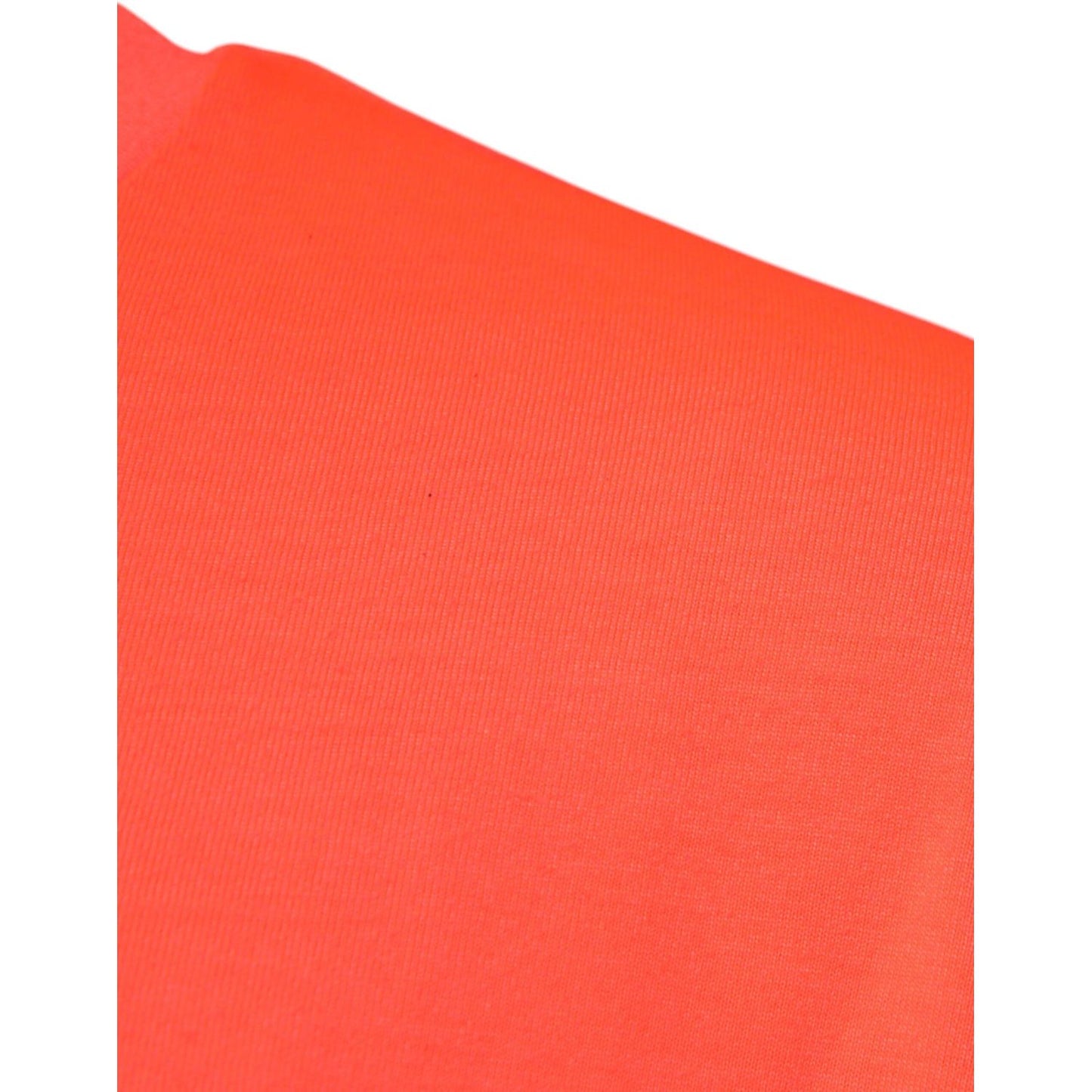 Dolce & Gabbana Orange Logo Polyester Crew Neck T-shirt TSH87636-56