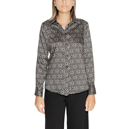 Rinascimento Black Polyester Blouse 1728,71956299936,Black,Blouses - Shirts - Clothing,Clothing,IT44|L,New with tags,Rinascimento,Shirts - Clothing,Women