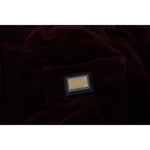 Dolce & Gabbana Bordeaux Velvet Stretch Slim Fit Pants PAN71091-40