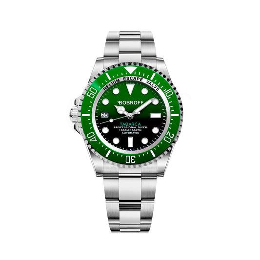 Bobroff Silver Stainless Steel Sport Watch 1728,67434610848,Accessories,Bobroff,Men,New with tags,Silver,Sport Watches - Watches - Accessories,Watches - Accessories