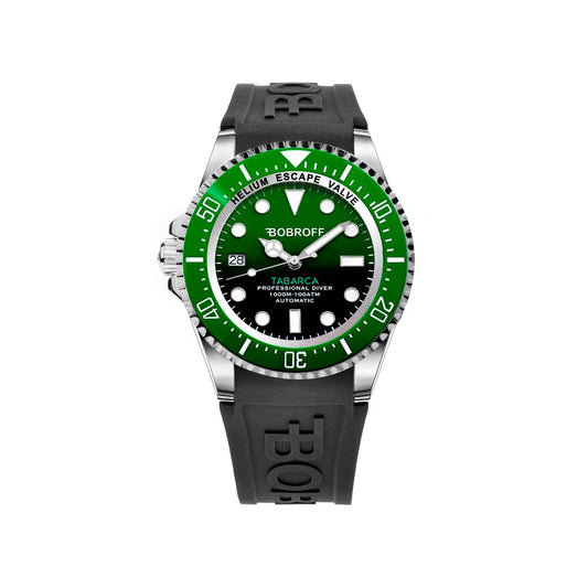 Bobroff Black Rubber Sport Watch 1728,67434610848,Accessories,Black,Bobroff,Men,New with tags,Sport Watches - Watches - Accessories,Watches - Accessories