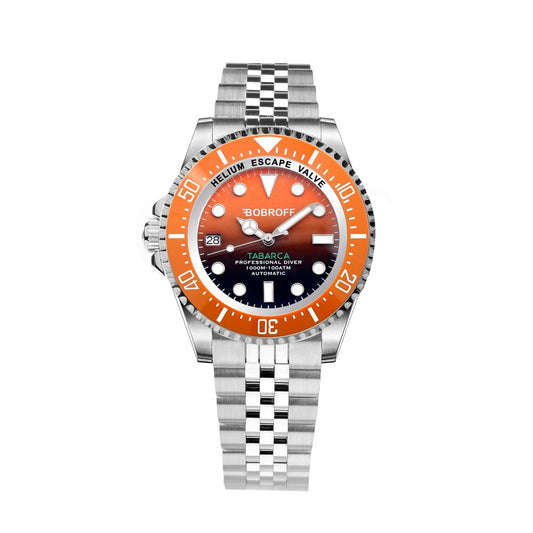 Bobroff Silver Stainless Steel Sport Watch 1728,67434610848,Accessories,Bobroff,Men,New with tags,Silver,Sport Watches - Watches - Accessories,Watches - Accessories