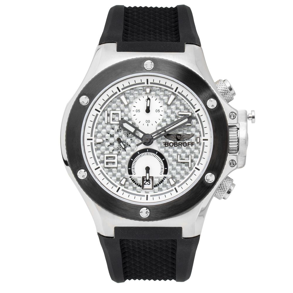 Bobroff Black Rubber Sport Watch 1728,67434610848,Accessories,Black,Bobroff,Men,New with tags,Sport Watches - Watches - Accessories,Watches - Accessories