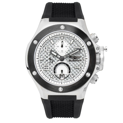Bobroff Black Rubber Sport Watch 1728,67434610848,Accessories,Black,Bobroff,Men,New with tags,Sport Watches - Watches - Accessories,Watches - Accessories
