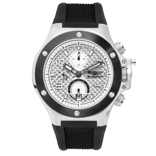 Bobroff Black Rubber Sport Watch 1728,67434610848,Accessories,Black,Bobroff,Men,New with tags,Sport Watches - Watches - Accessories,Watches - Accessories