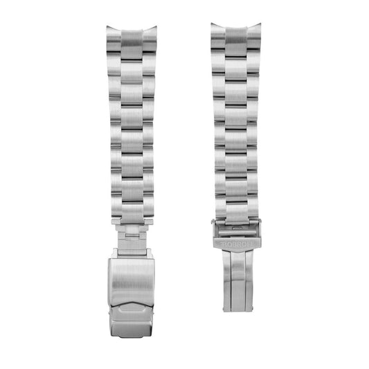 Bobroff Silver Stainless Steel Bracelet Watch 1728,67434610848,Accessories,Bobroff,Bracelet Watches - Watches - Accessories,Men,New with tags,Silver,Watches - Accessories
