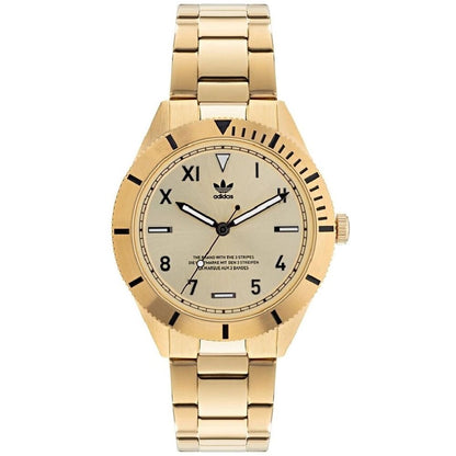 Adidas Gold Stainless Steel Dress Watch Adidas