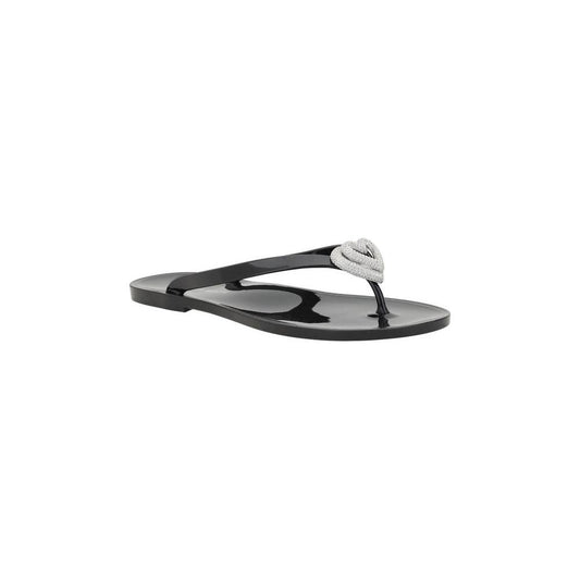 MACH & MACH Flip-flop Sandals with double heart MACH & MACH Dark Slate Gray