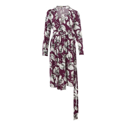 Lardini Purple Viscose Casual Dress