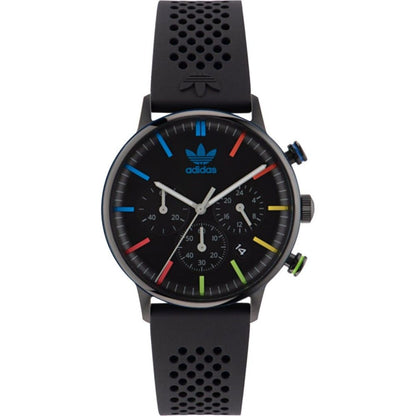 Adidas Black Synthetic Sport Watch Adidas