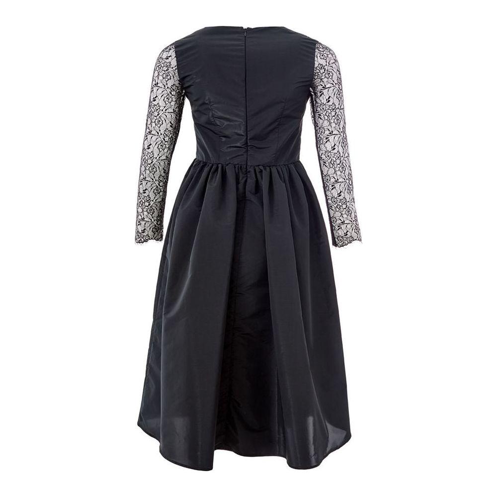 Lardini Black Polyester Cocktail Dress
