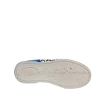 Dolce & Gabbana White Blue Logo Portofino Sneakers Shoes LA12434-35