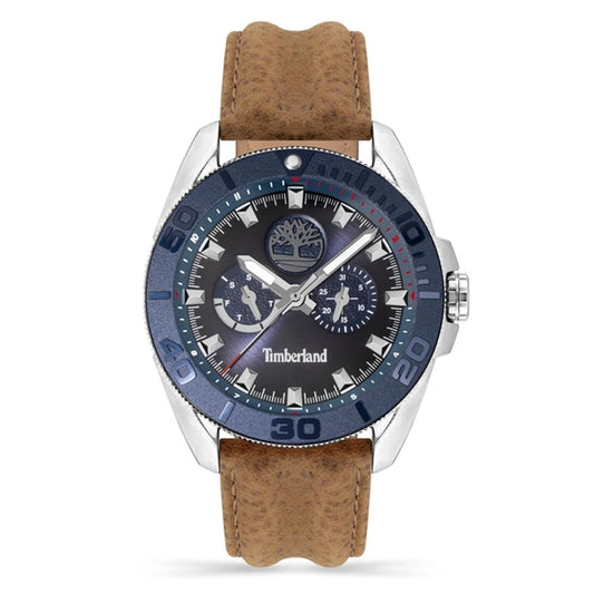 Timberland Brown Leather Dress Watch 1728,67434610848,Accessories,Brown,Dress Watches - Watches - Accessories,Men,New with tags,Timberland,Watches - Accessories