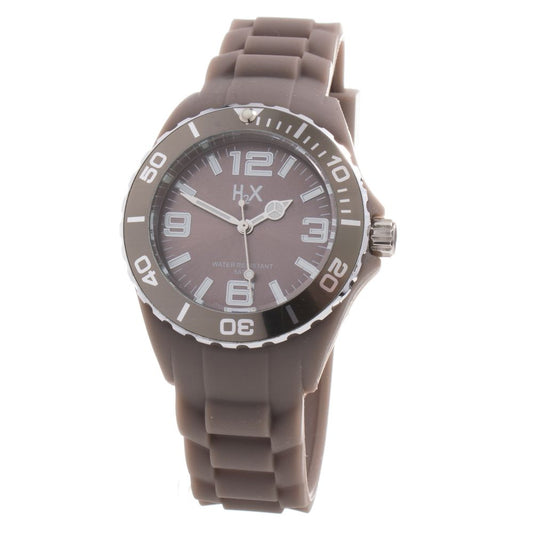 Haurex Brown Rubber Sport Watch 1728,67434610848,Accessories,Brown,Haurex,New with tags,Sport Watches - Watches - Accessories,Watches - Accessories,Women