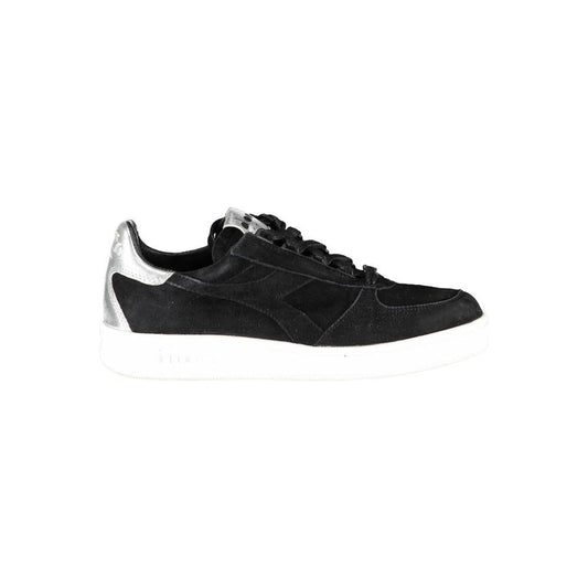 Diadora Black Leather Women Sneaker 1728,67403481248,Athletic - Sneakers - Shoes,Black,Diadora,EU36.5/US6.5,EU36/US6,EU37/US7,EU38.5/US8.5,New with tags,Shoes,Sneakers - Shoes,Sneakers - Women - Shoes,Women,Women - Shoes