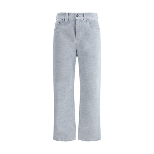 Fendi Wide-leg Jeans Fendi Gray