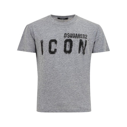 Dsquared² Gray Cotton T-Shirt Dsquared²