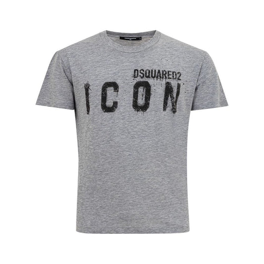 Dsquared² Gray Cotton T-Shirt Dsquared²