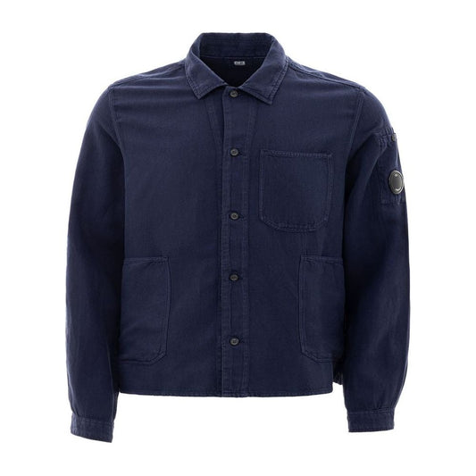 C.P. Company Blue Cotton Shirt C.P. Company Dark Slate Gray