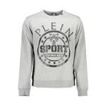 Plein Sport Gray Cotton Men Sweater PL-9583-S