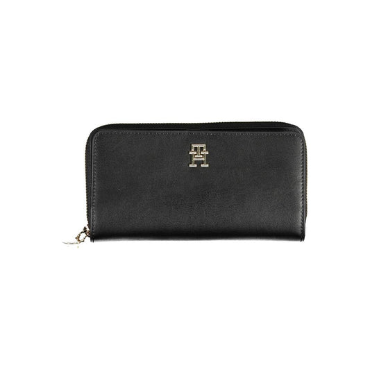 Tommy Hilfiger Nero Poliuretano Women Wallet 1728,67403481248,Accessories,Black,New with tags,Tommy Hilfiger,Wallets - Accessories,Wallets - Wallets - Accessories,Women