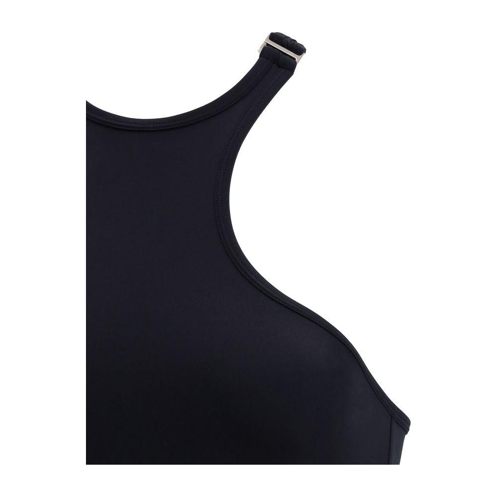 Front view with bag zipped and handles upright.