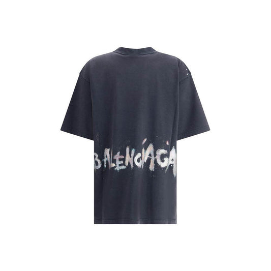 Balenciaga Oversized T-Shirt Balenciaga Dark Slate Gray