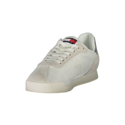 Tommy Hilfiger White Polyester Athletic Sneakers
