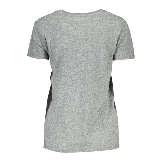 Levi's Gray Cotton Women T-Shirt Levi's Dark Gray