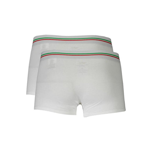 Aeronautica Militare White Cotton Underwear