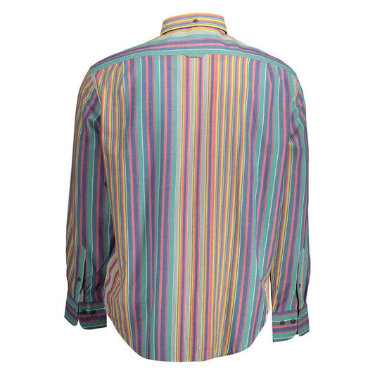 Gant Light Blue Cotton Men Shirt