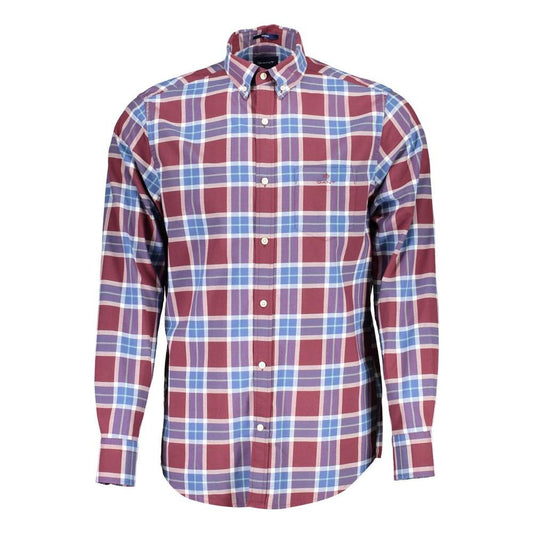 Gant Purple Cotton Men Shirt