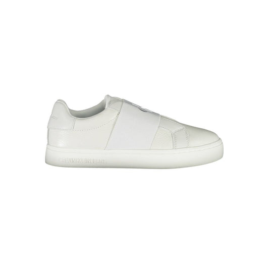 Calvin Klein Bianco Leather Women Sneaker 1728,67403481248,Athletic - Sneakers - Shoes,Calvin Klein,EU38/US8,EU39/US9,EU40/US10,EU41/US11,New with tags,Shoes,Sneakers - Shoes,White,Women
