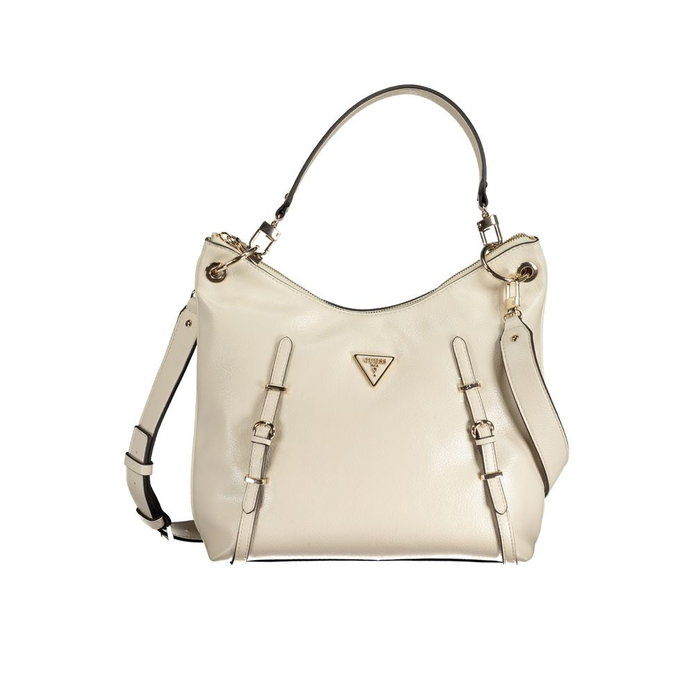 Front view with bag zipped and handles upright.