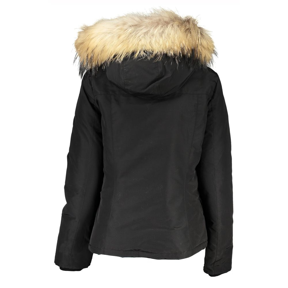 Woolrich Black Cotton Women's Jacket 1728,67403481248,Black,Clothing,Jackets & Coats - Clothing,New with tags,Parkas - Jackets & Coats - Clothing,Women,Woolrich,XL