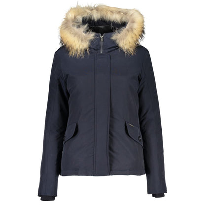 Woolrich Blue Cotton Women's Jacket