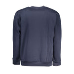 Cavalli Class Elegant Crew Neck Fleece Sweatshirt in Blue CA-28499-S