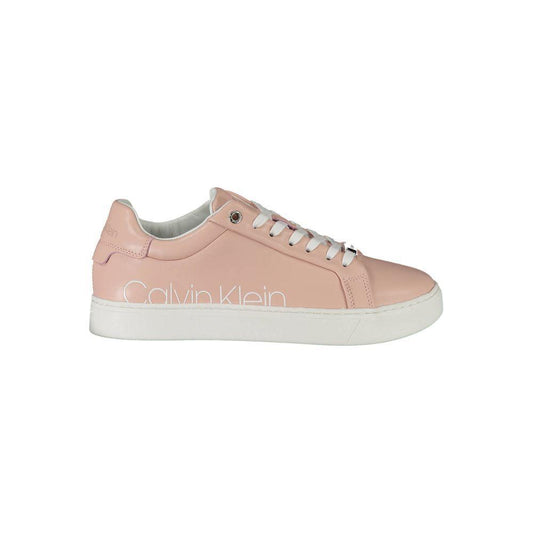 Calvin Klein Pink Polyester Women Sneaker CA-37918-EU36/US6