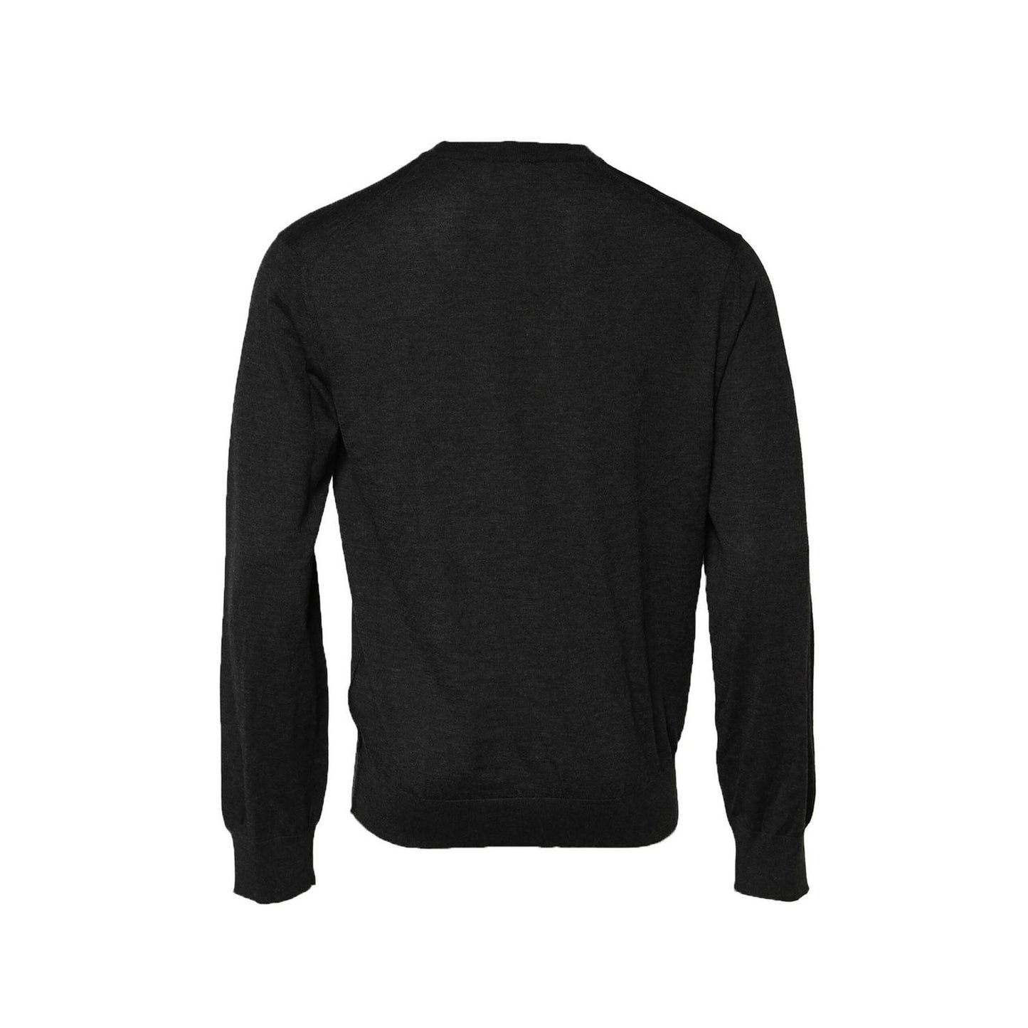 Dolce & Gabbana Gray Long Sleeve Crew Neck Pullover Sweater TSH90539-58