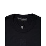 Dolce & Gabbana Black Cashmere Crew Neck Sweatshirt Sweater TSH90540-50