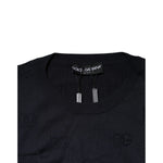 Dolce & Gabbana Black Silk Crew Neck Sweatshirt Sweater TSH90544-56