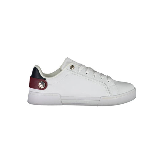 Tommy Hilfiger Bianco Polyurethane Women Sneaker 1728,67403481248,Athletic - Sneakers - Shoes,EU39/US9,EU40/US10,EU41/US11,New with tags,Shoes,Sneakers - Shoes,Tommy Hilfiger,White,Women