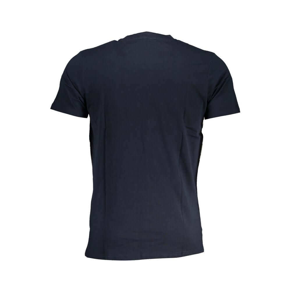 Cavalli Class Blue Cotton T-Shirt CA-28630-XL