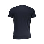 Cavalli Class Blue Cotton T-Shirt CA-28630-XL