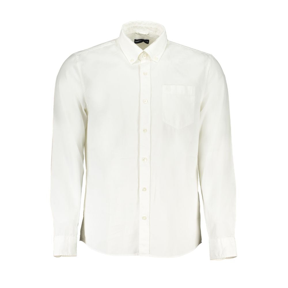 North Sails White Cotton Men Shirt